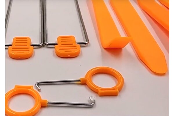 Werkzeug- und Kunststoffset für die Demontage von Innenteilen im Auto -  Silux Parts (12 Stück) 