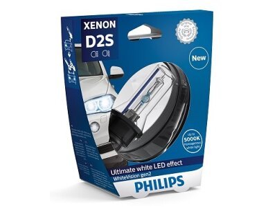 Xenon žarnica D2S Philips WhiteVision 5000K - PH85122WHV2S1